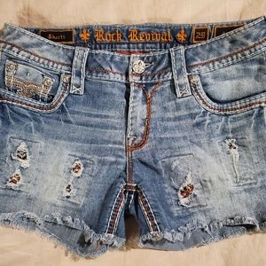 Rock Revival Denim Shorts